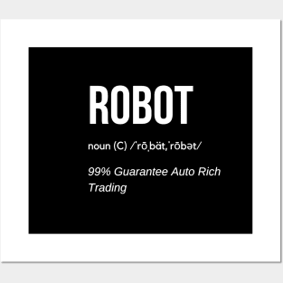 Robot Definition Funny Posters and Art